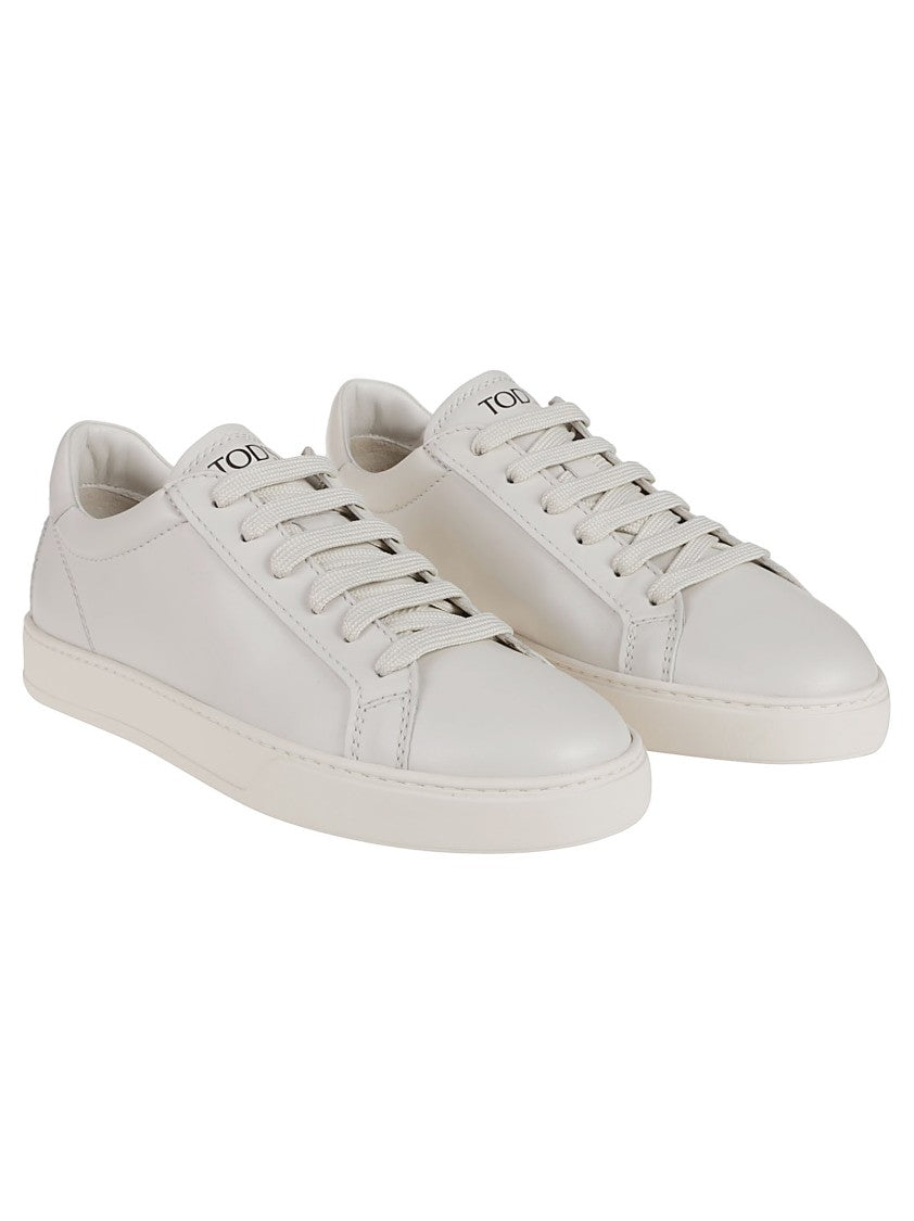 Tod's Cassetta 04 White Leather Sneakers