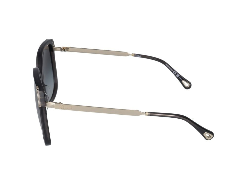 Chloé Sunglasses Chloé Ch0286s 001 Grey Gold Grey 60/15/140