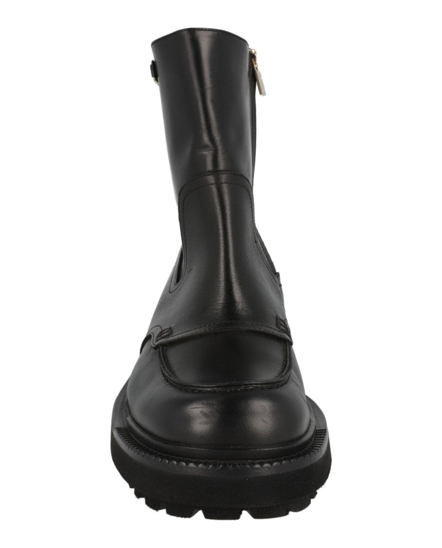 Ferragamo Oreste Leather Bootie