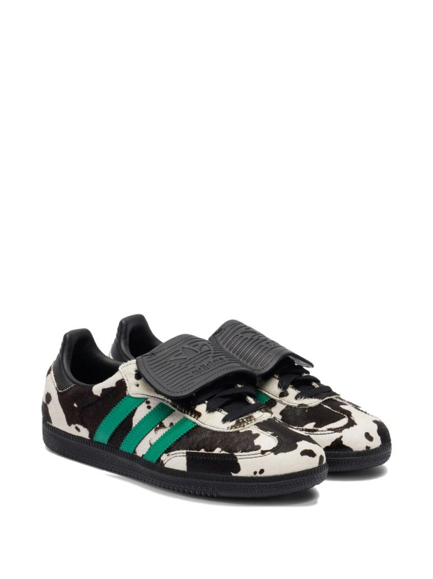 Adidas Low-Top Samba Cow Print Sneakers With Leather Accents