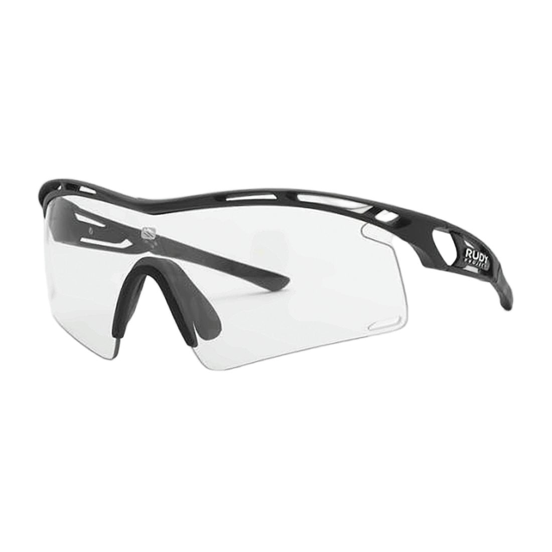 Rudy Project Sporty Black Grilamid And Acetate Sunglasses