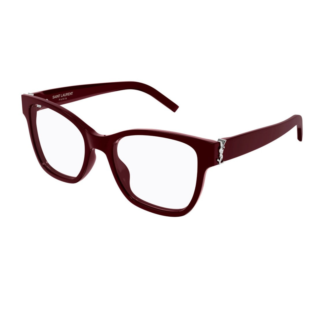 Saint Laurent Burgundy Sl M158 Acetate Square Sunglasses