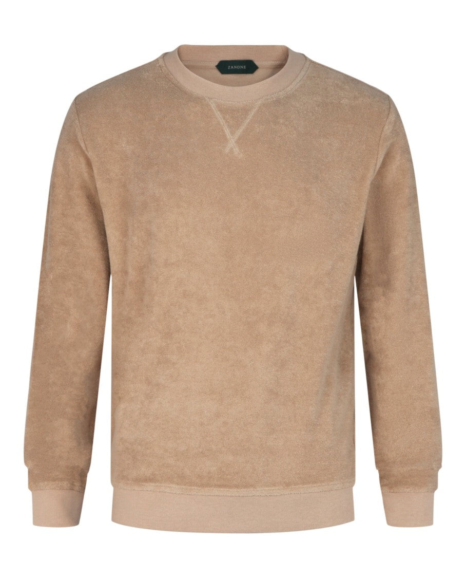 Slowear Terry Cotton Crewneck Sweatshirt