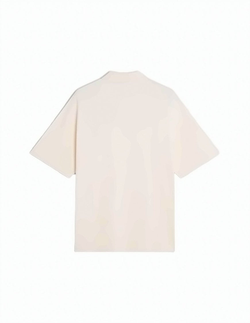 Maison Kitsuné Oversized Polo Shirt With Classic Collar