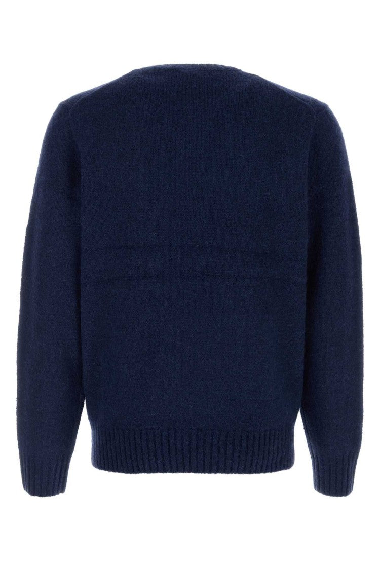 Polo Ralph Lauren Navy Blue Wool Blend Sweater
