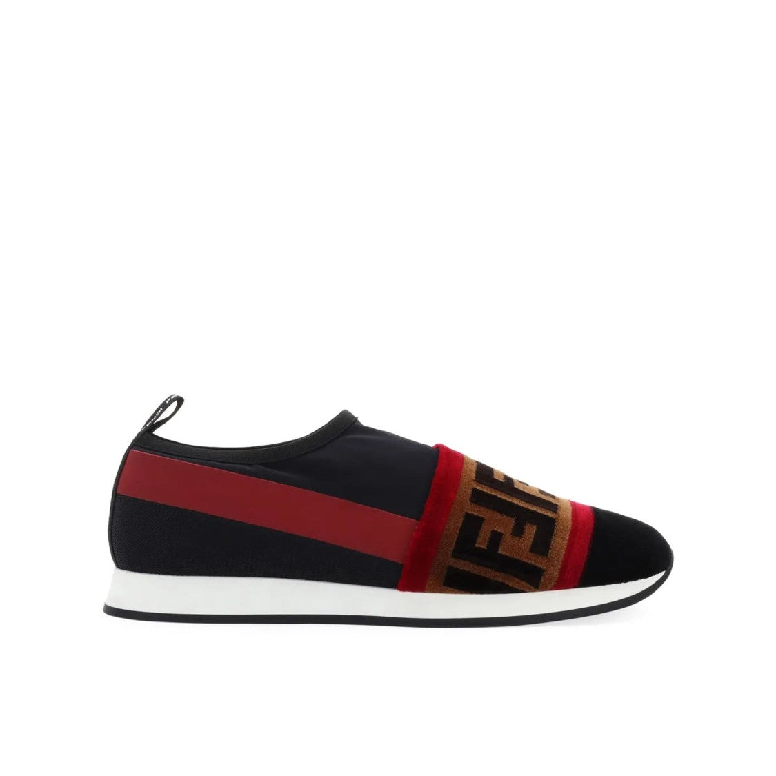 Fendi Slip-On Sneakers With Iconic Ff Logo Detail