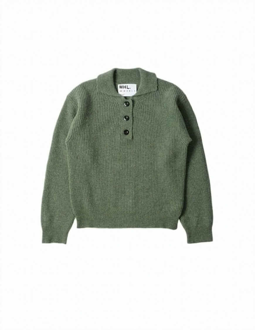 Margaret Howell Ribbed Knit Sweater