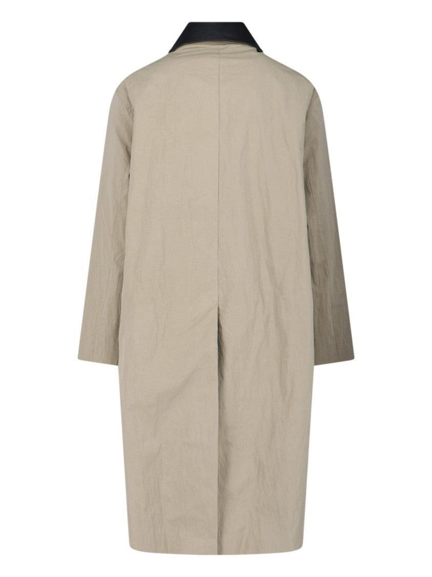 Studio Nicholson Beige Structured Jacket With Minimalist Design