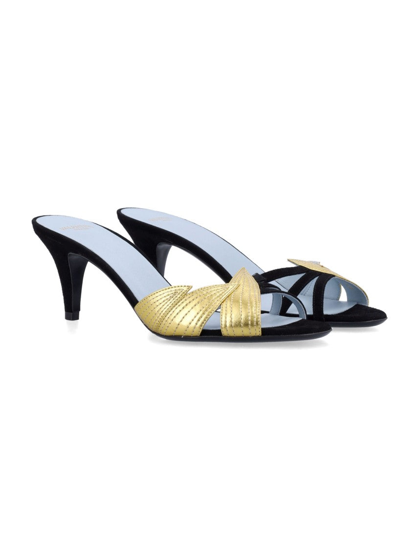 Valentino Garavani Foliefoliage Slide Sandal