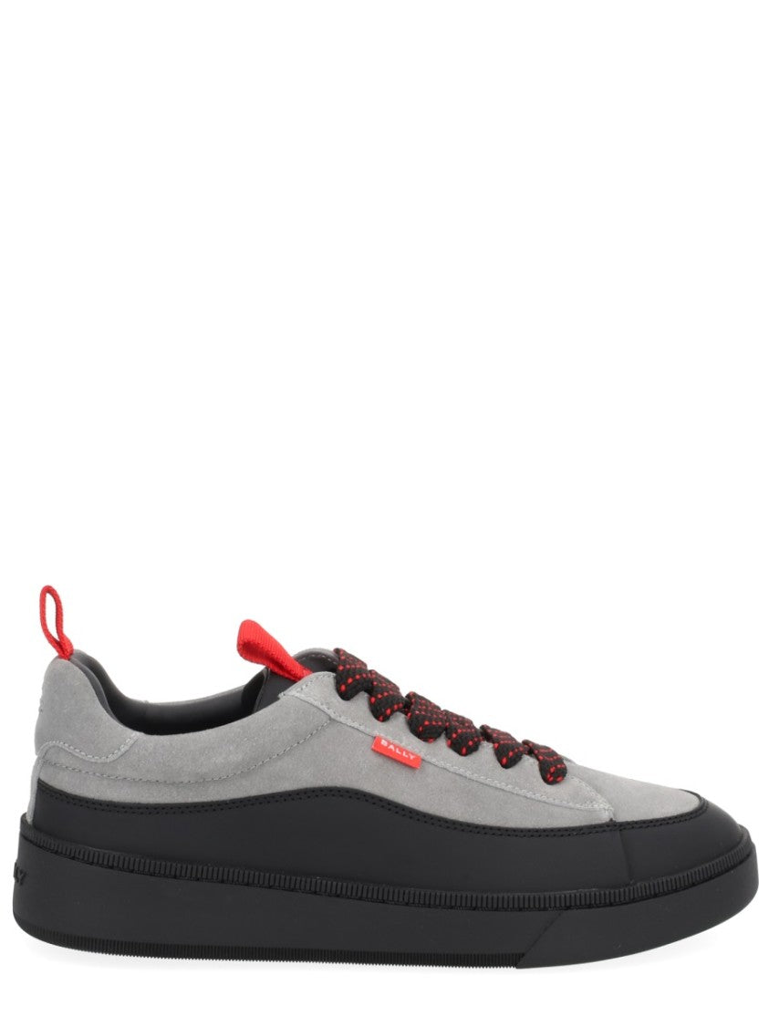 Bally Grey Rossy Suede Sneakers