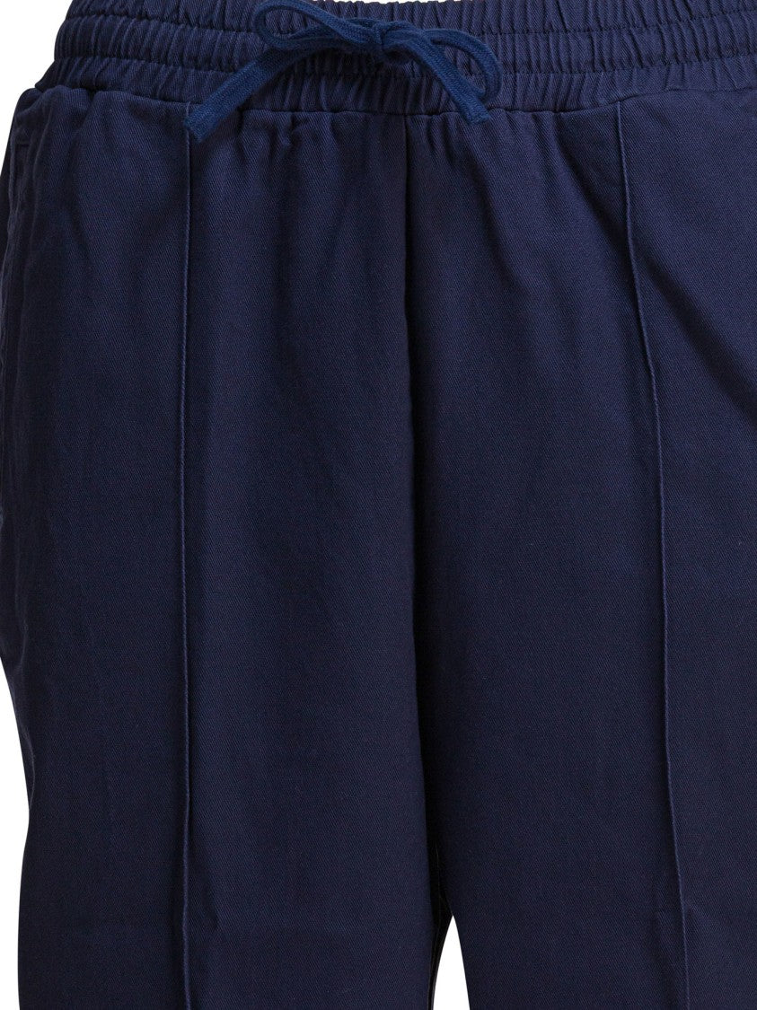 Altum Relaxed Fit Blue Trousers With Elastic Waistband