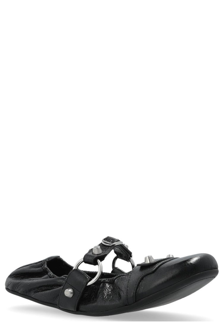 Balenciaga Minimalist Black Sandals With Understated Design