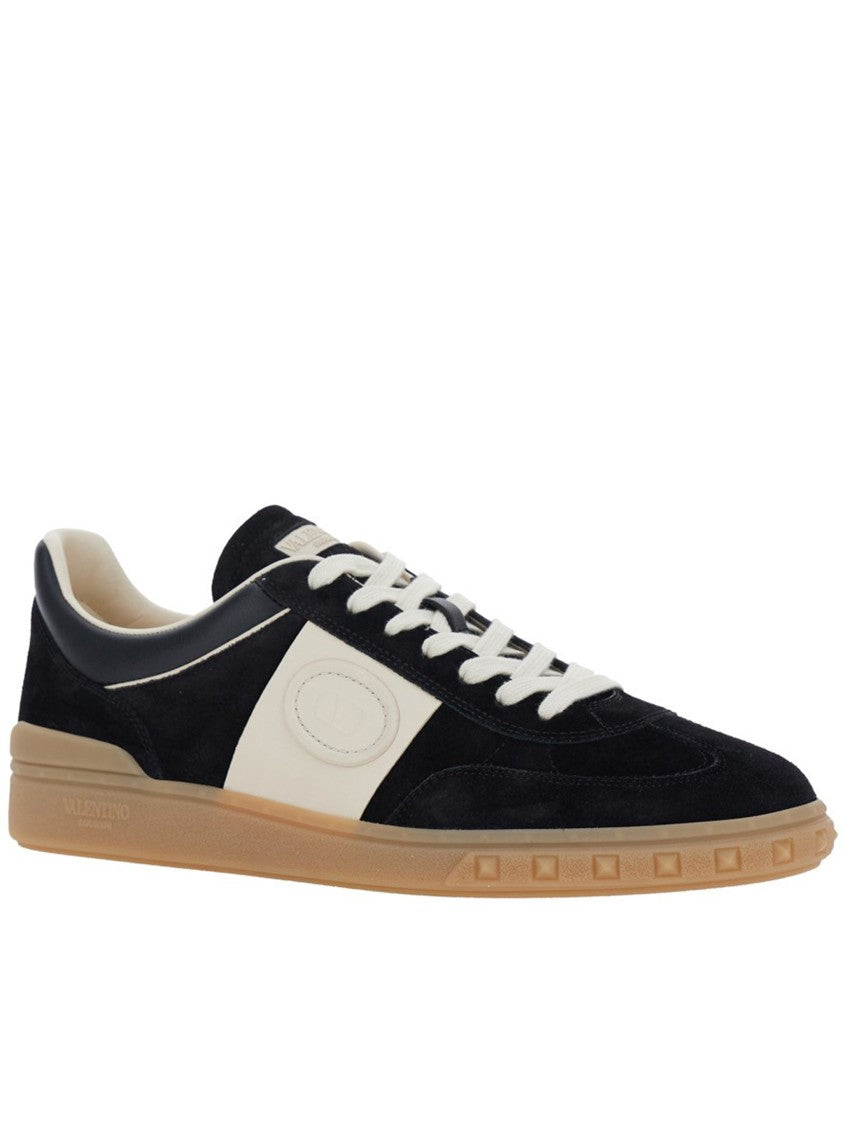 Valentino Black Sneakers Low-Top Suede Sneakers
