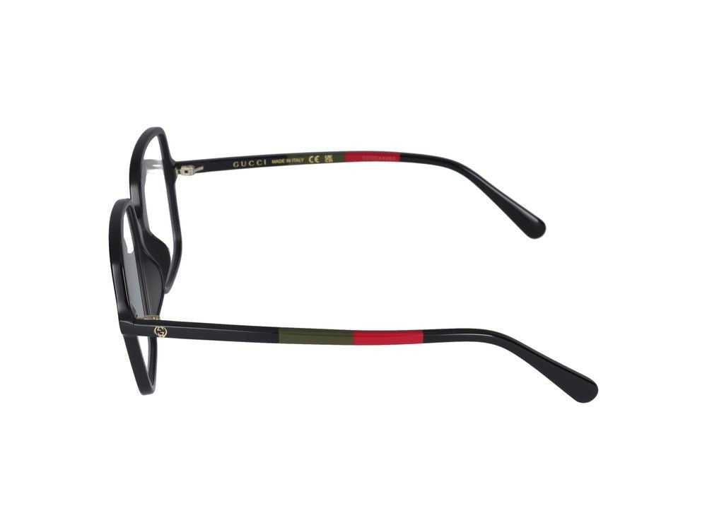 Gucci Eyeglasses Gg1003o 008 Black Black Transpare 53/16/140