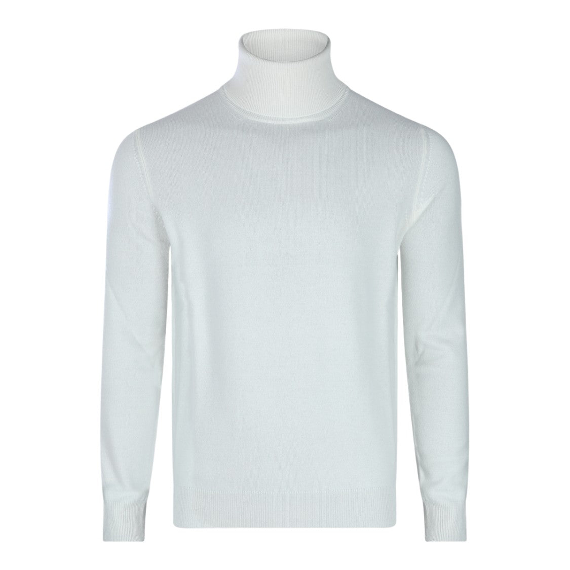 Malo Fine-Knit Turtleneck Sweater With Ribbed Details