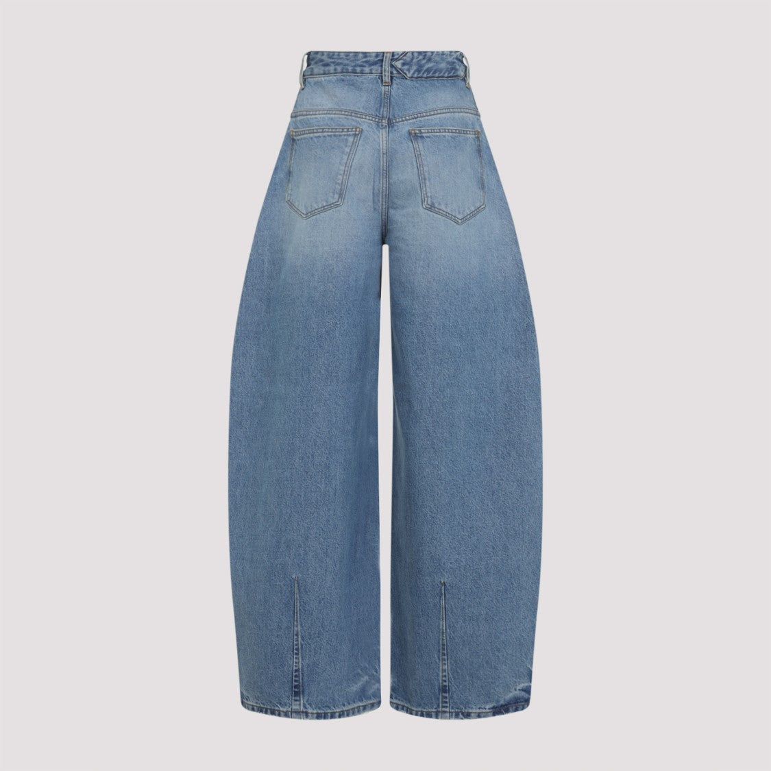 Jacquemus Le De-Nimes Ovalo Blue Cotton Jeans