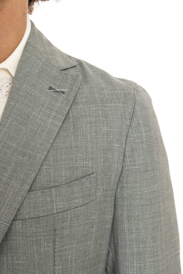 Eleventy Jogger Tailored Suit Wool-Linen-Silk Loro Piana