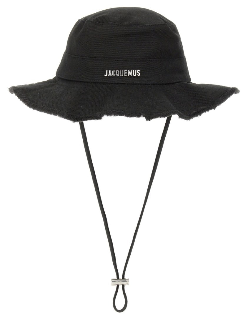 Jacquemus Artichaut Frayed Brim Cotton Bucket Hat