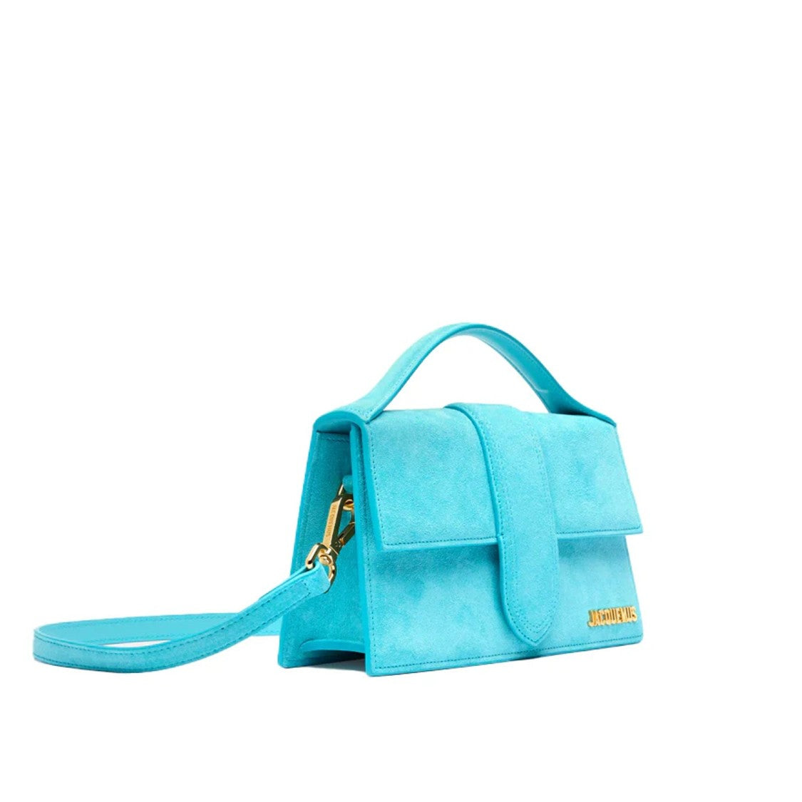 Jacquemus Suede Effect Structured Shoulder Bag With Detachable Strap