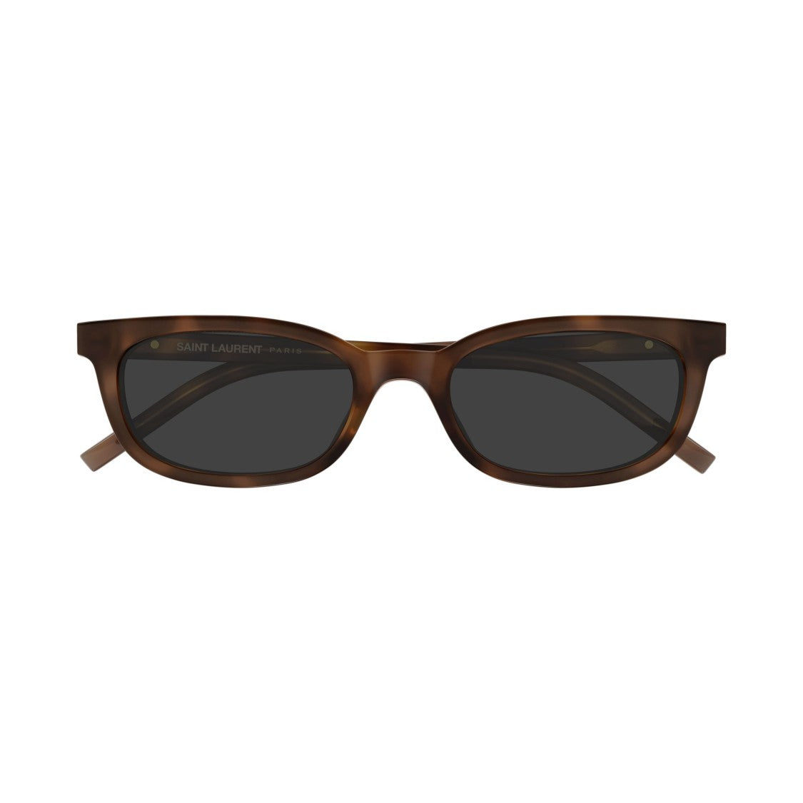 Saint Laurent Rectangular Tortoiseshell Sunglasses With Gold-Tone Logo