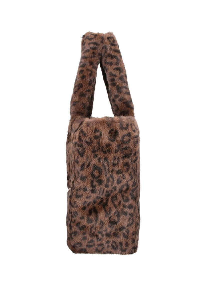 Mc2 Saint Barth Multicolor Colette Soft Fur Tote Bag