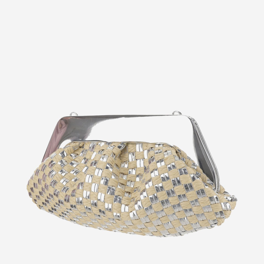 Themoirè Geo Bag With Woven Pattern