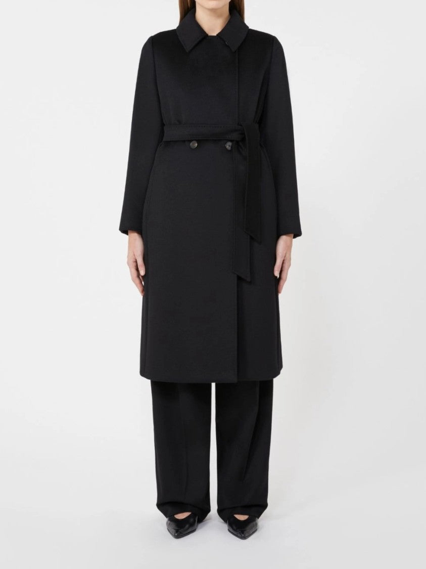 Max Mara Bcollag Knee-Length Double-Breasted Wool Coat