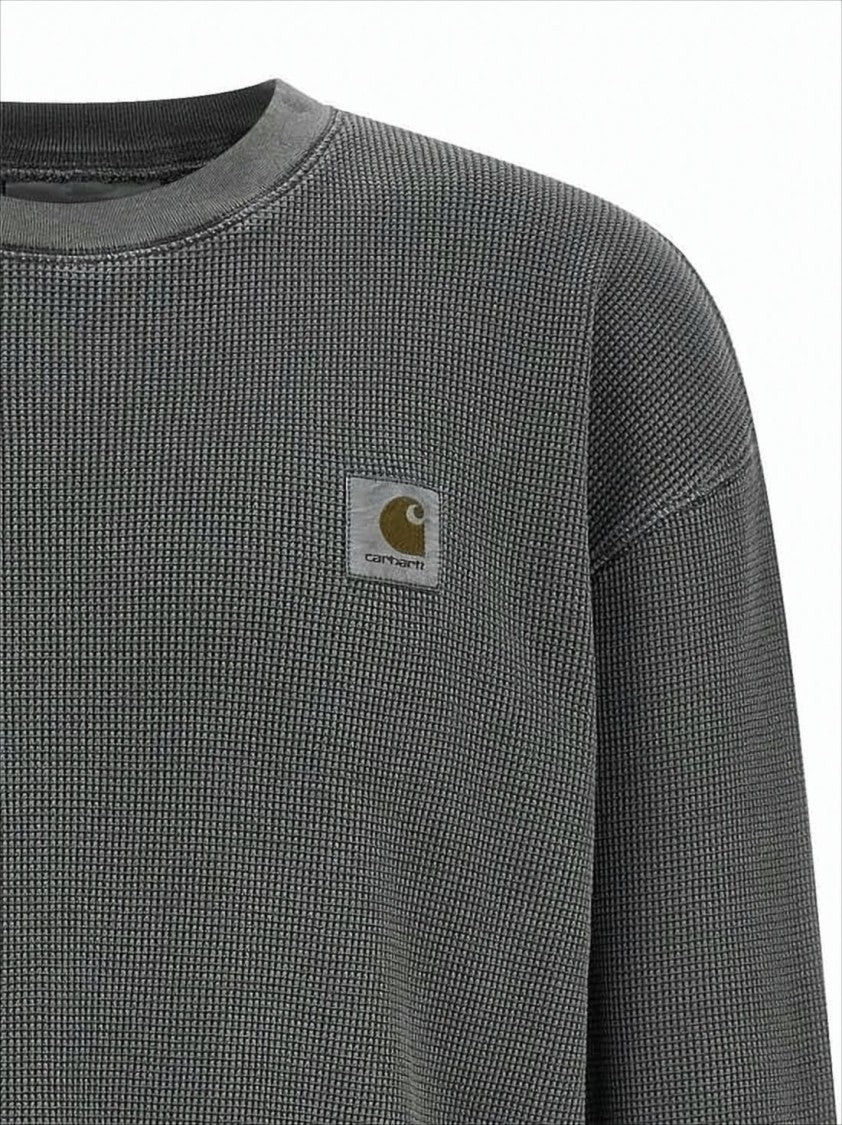 Carhartt Wip Textured Waffle Knit Long Sleeve T-Shirt
