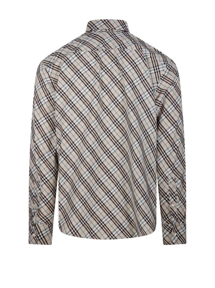 Burberry Tailored Neutrals Plaid Shirt