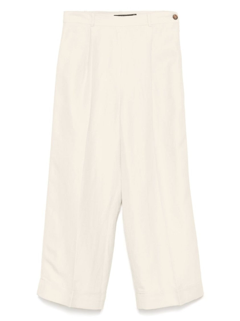 Lauren Ralph Lauren Ankle-Length Pleated Trousers With Concealed Zip