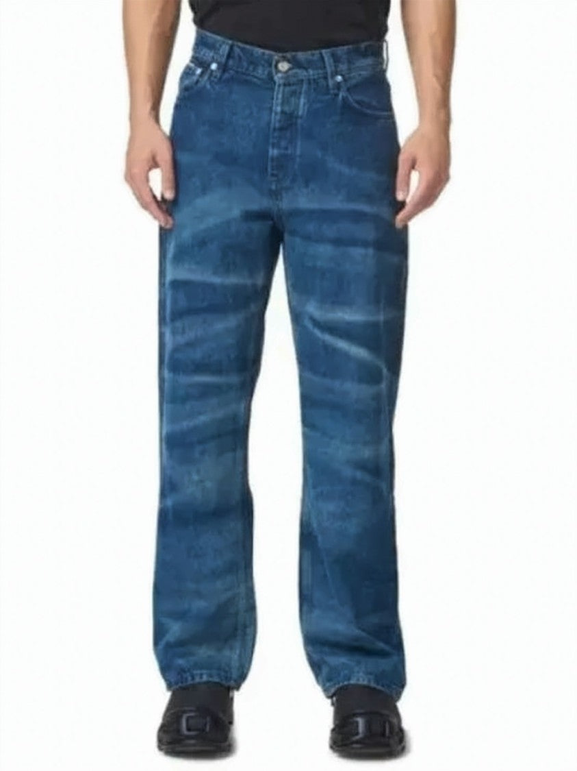 Eytys Relaxed Fit Straight Leg Denim Pants With Classic Five-Pocket Design