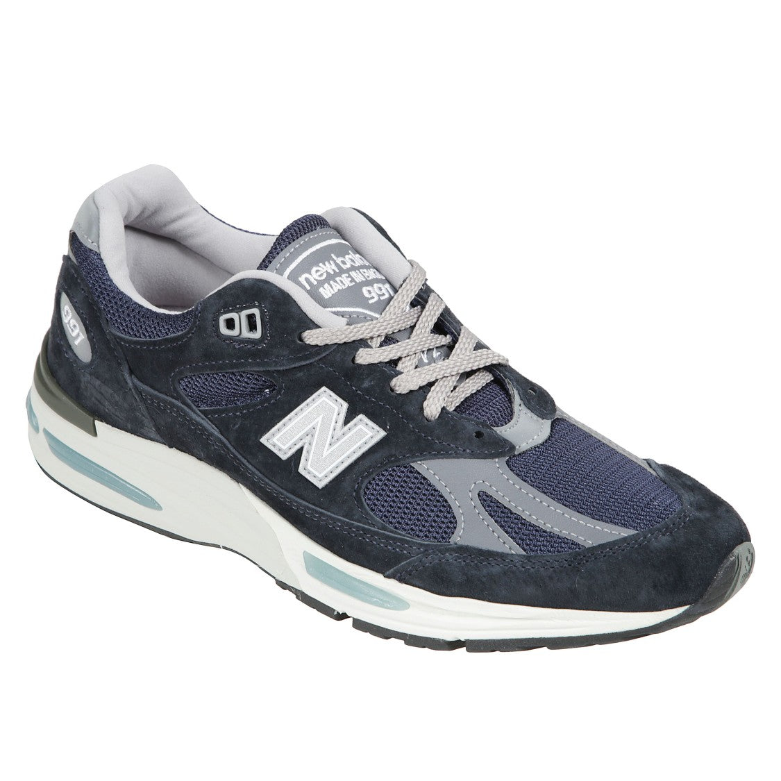 New Balance Dark Blue Suede Leather Sneakers