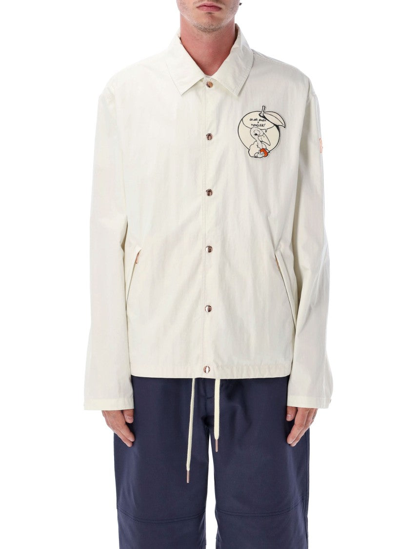 Moncler X Donald Glover Satsuma Embroidered Patch Off-White Jacket