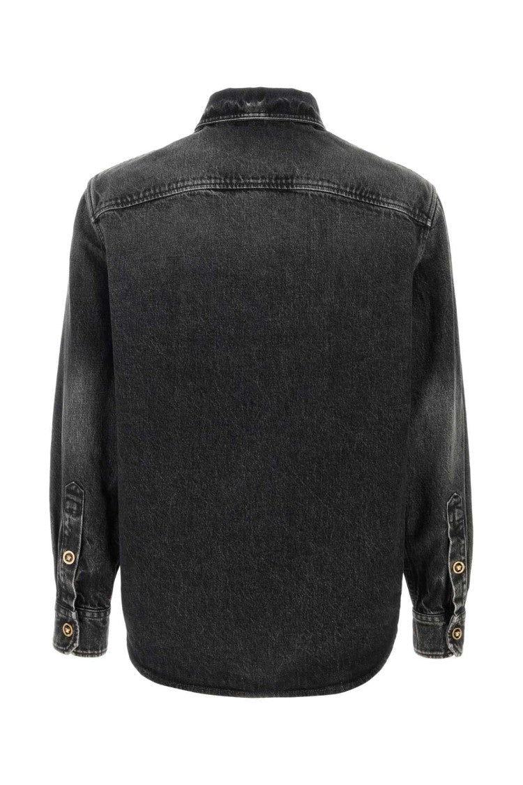 Versace Black Denim Shirt