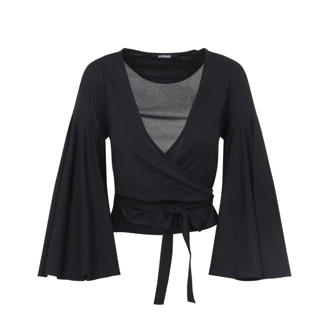 Jacquemus Deep V-Neck Wrap Top