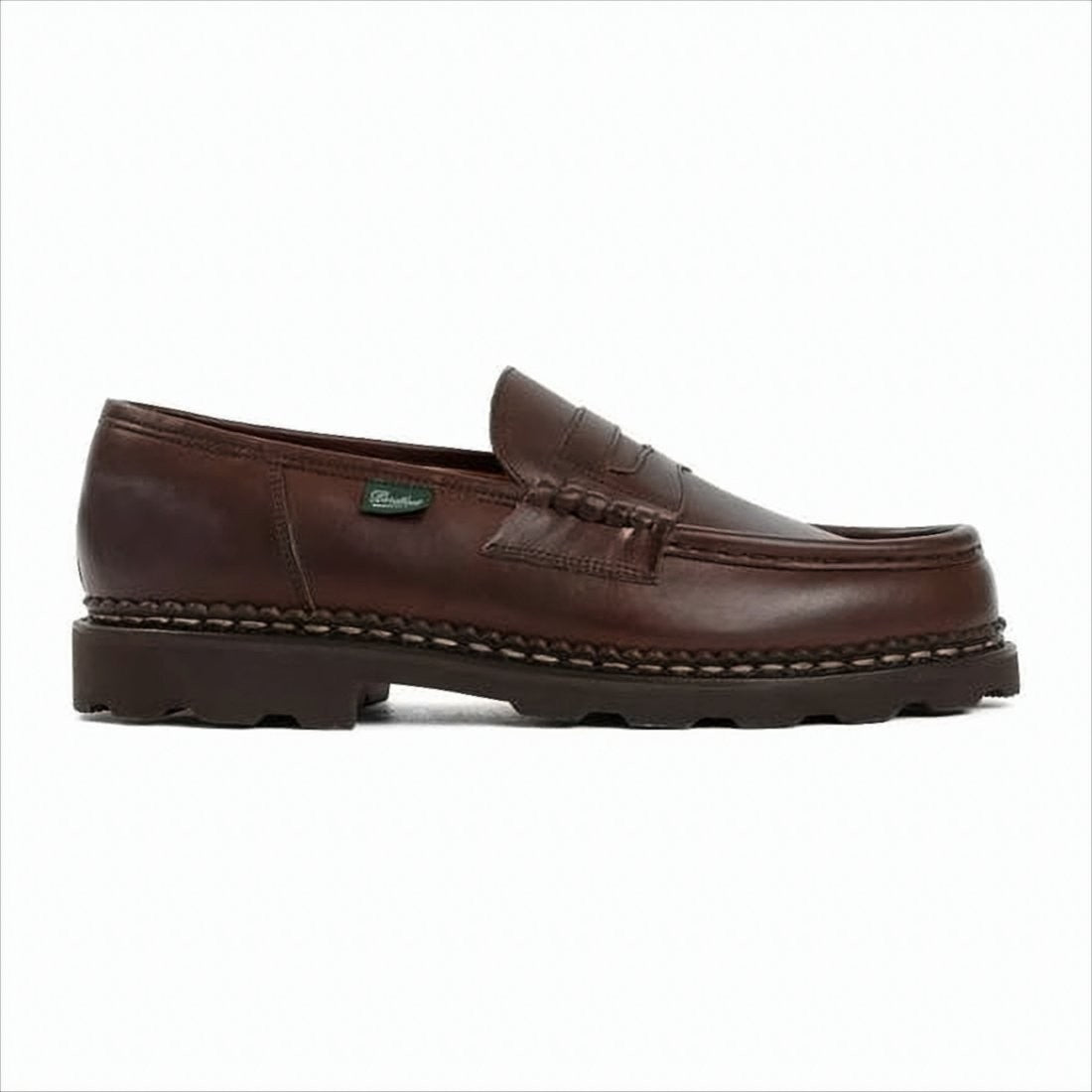 Paraboot Penny Strap Brown Leather Loafers