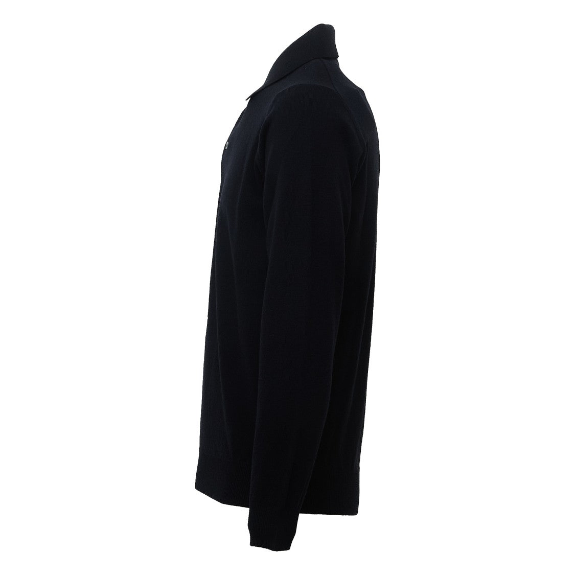 Filippo De Laurentiis Wool-Cashmere Three-Button Polo Shirt