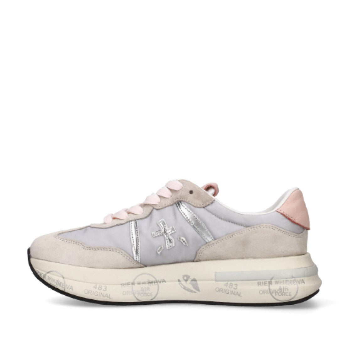 Premiata Basket Clay Sneakers With Vintage Leather Accents