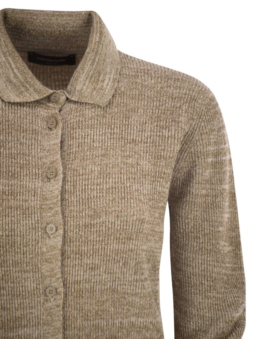 Fabiana Filippi Shirt Collar Jumper With Buttons