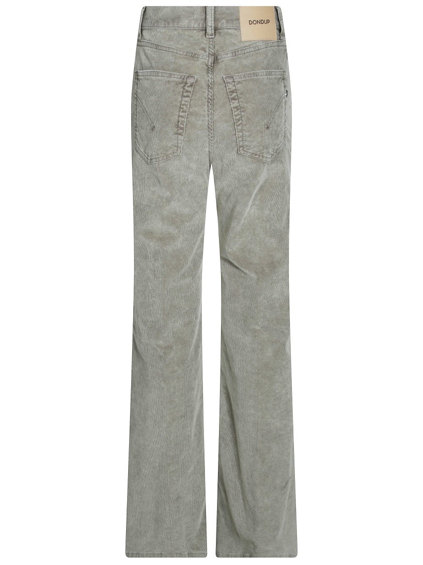 Dondup Amber Needlecord Wide-Leg Pants