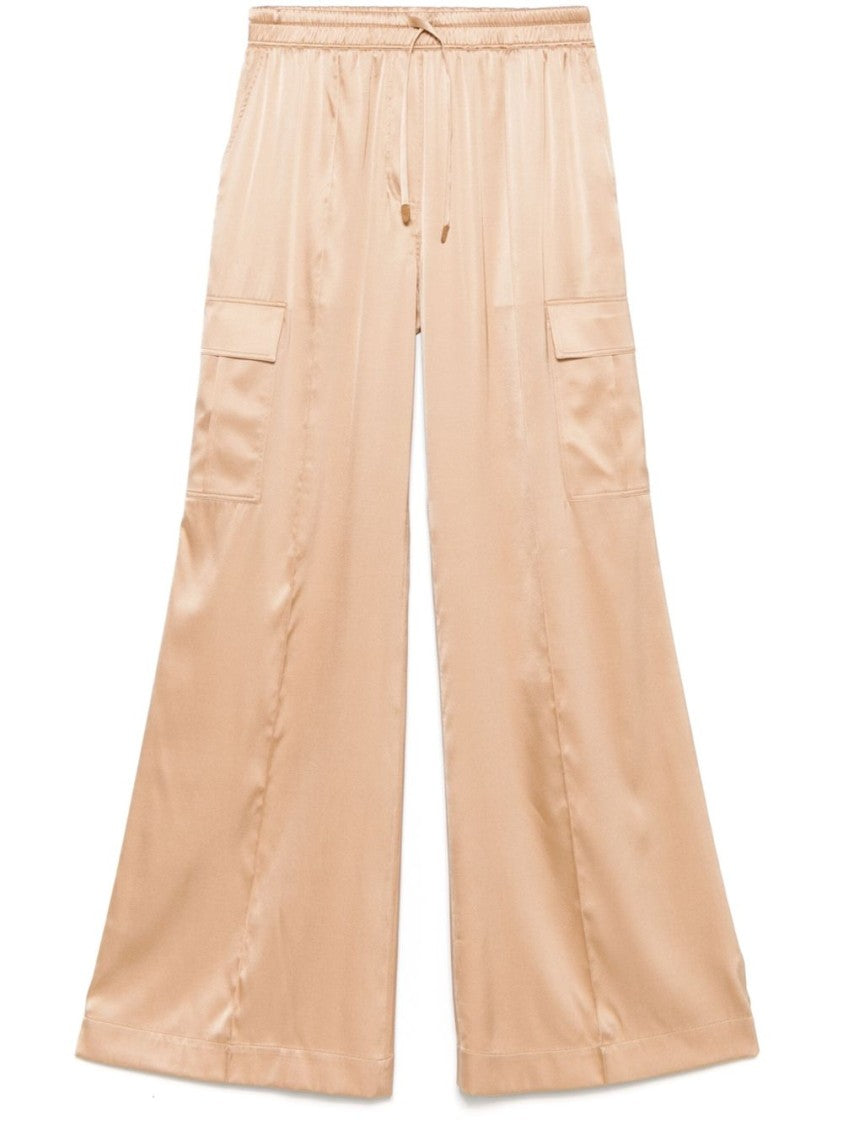 Tom Ford Relaxed Fit Wide Leg Trousers With Cargo Pockets