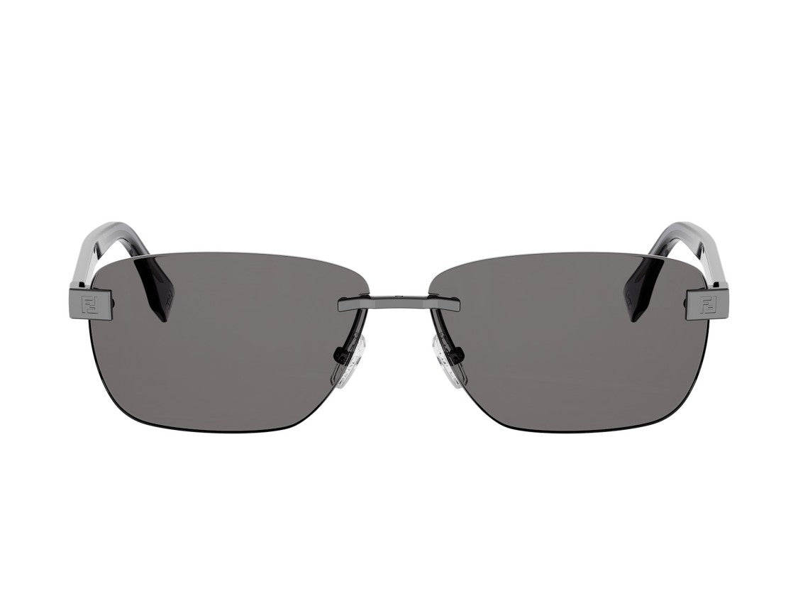 Fendi Fe40213u Rimless Gradient Square Sunglasses