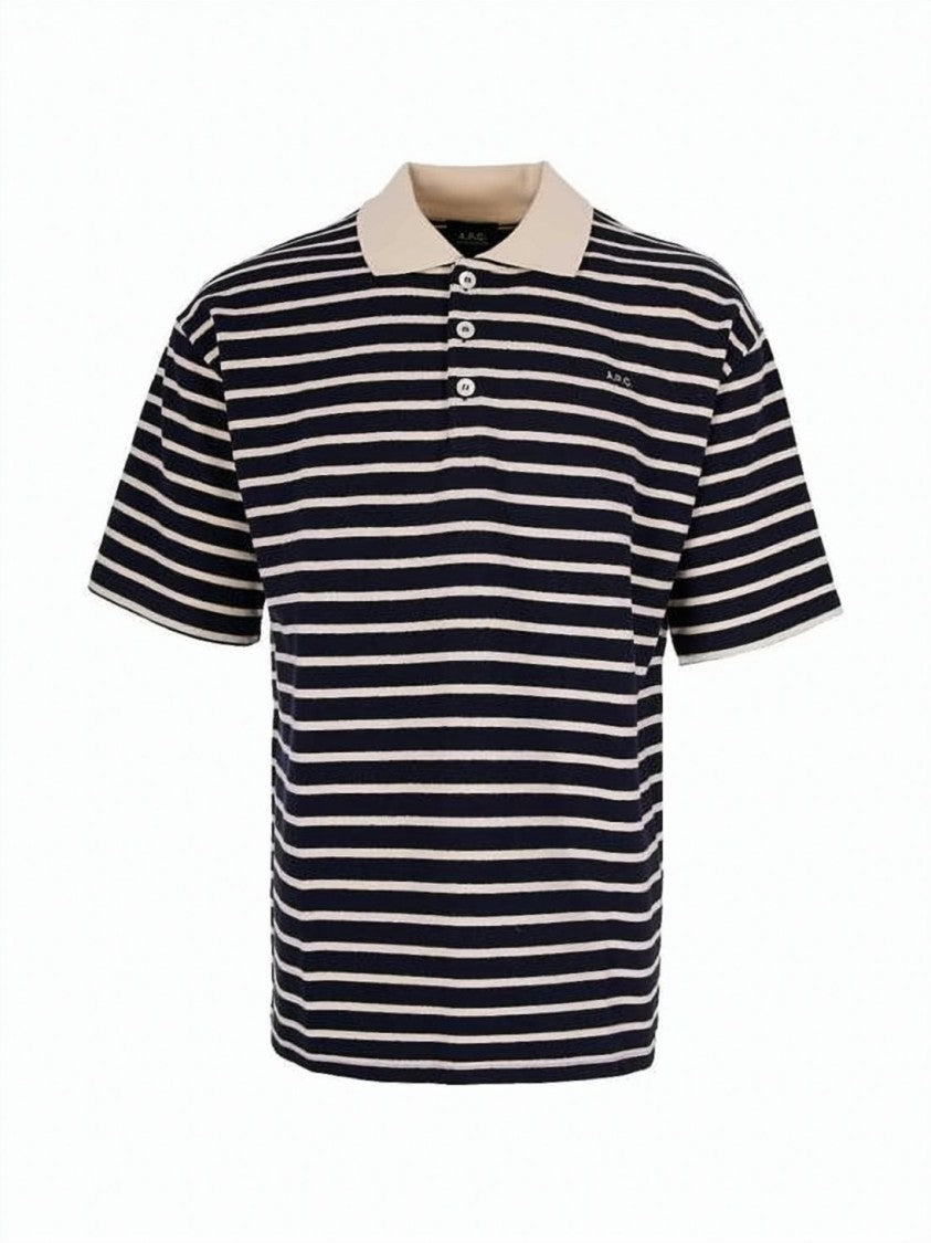 A.P.C. Classic Striped Polo Shirt