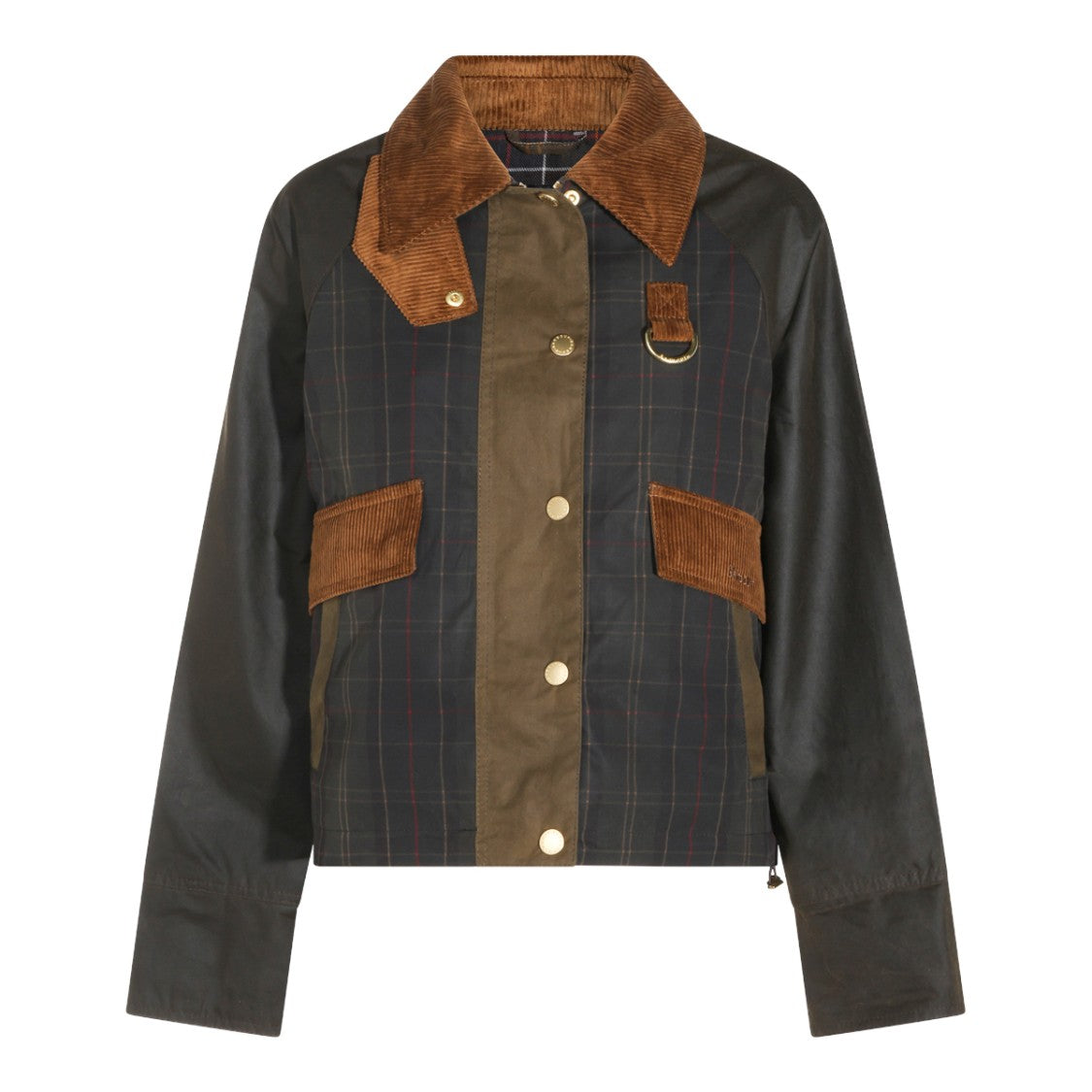 Barbour Irene Casual Jacket With Velvet Collar And Textured Detail