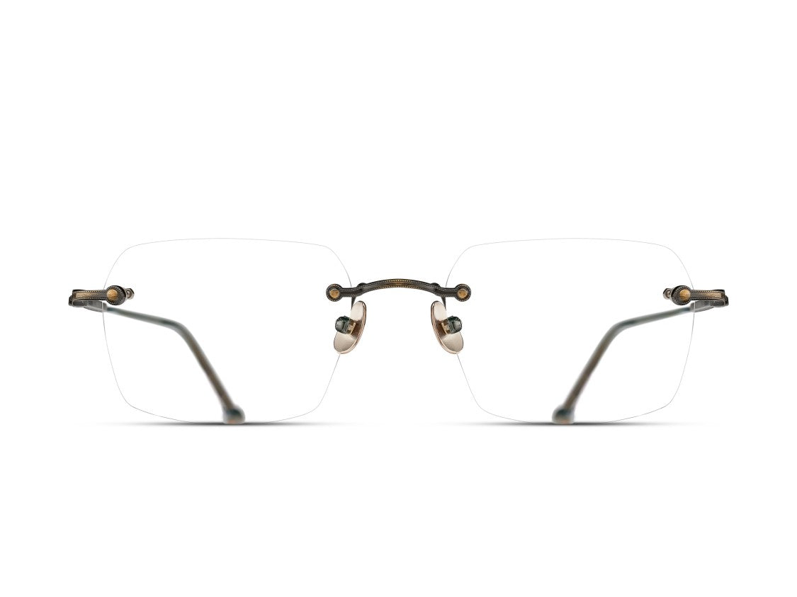 Matsuda Silver M5008 Metal Rimless Eyeglasses