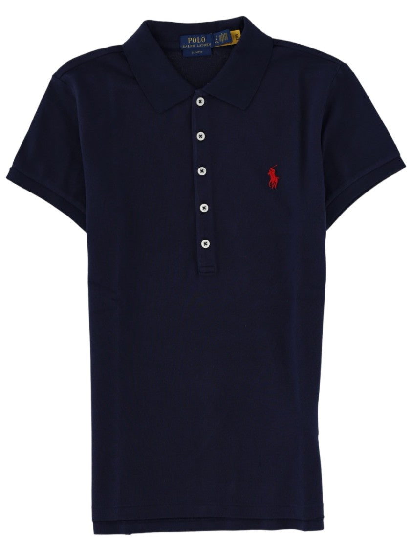 Polo Ralph Lauren Embroidered Logo Slim Fit Cotton Polo Shirt