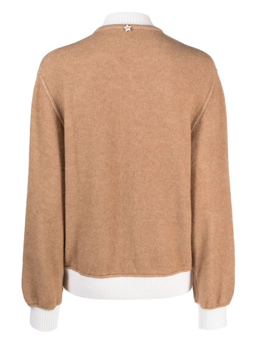 Lorena Antoniazzi Colour-Block Zip-Up Knitwear Cardigan