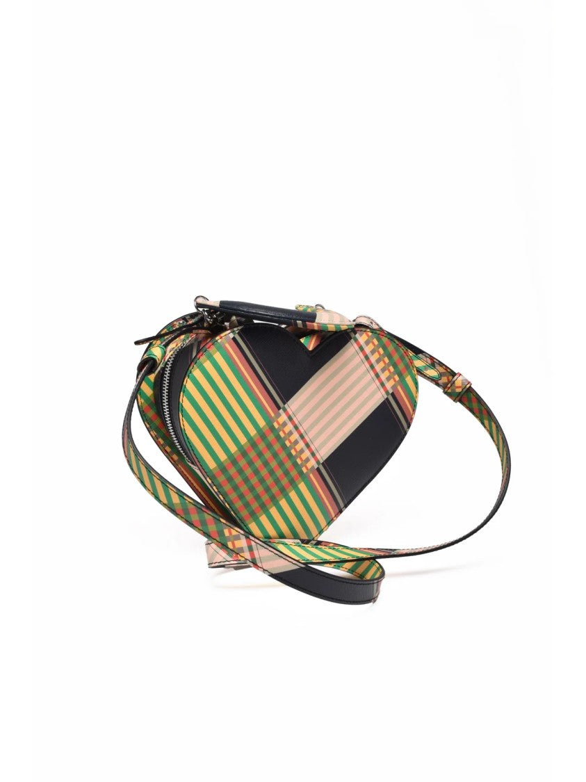 Vivienne Westwood Multicolor Polyurethane Plaid Shoulder Bag