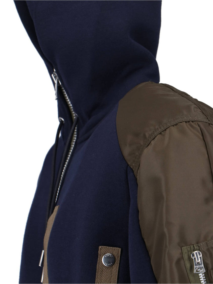 Sacai Patchwork Multicolour Jacket With Intricate Detailing