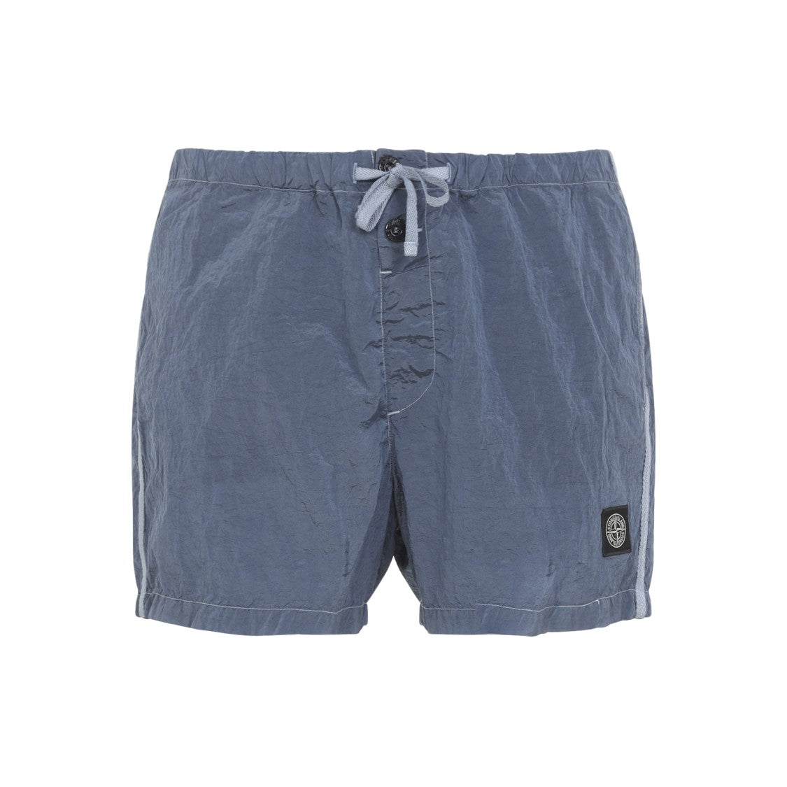 Stone Island Dark Blue Polyamide Shorts